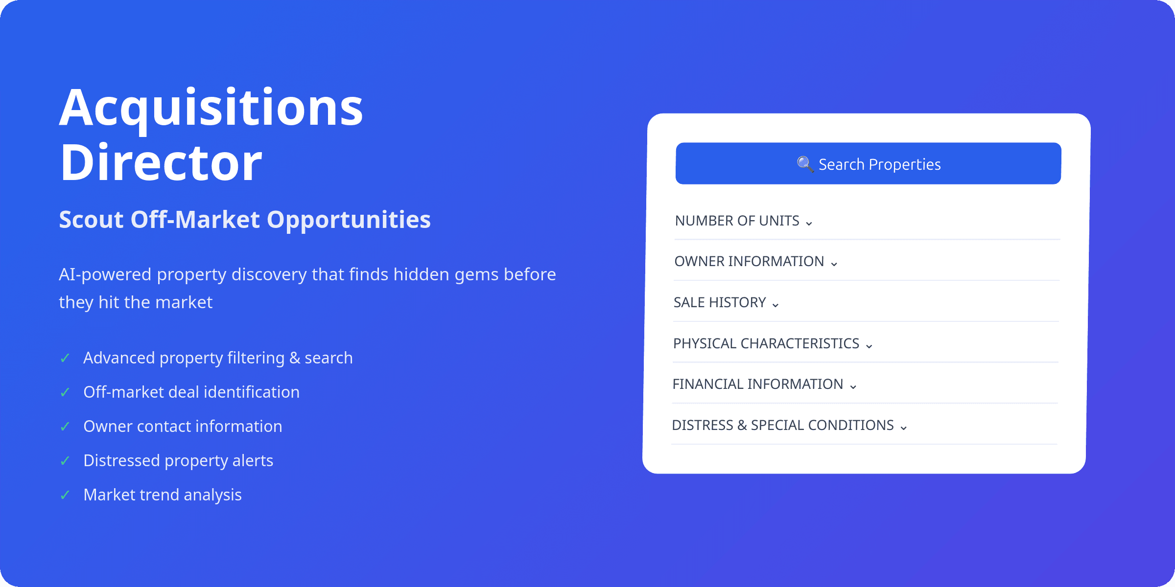 Acquisitions Director